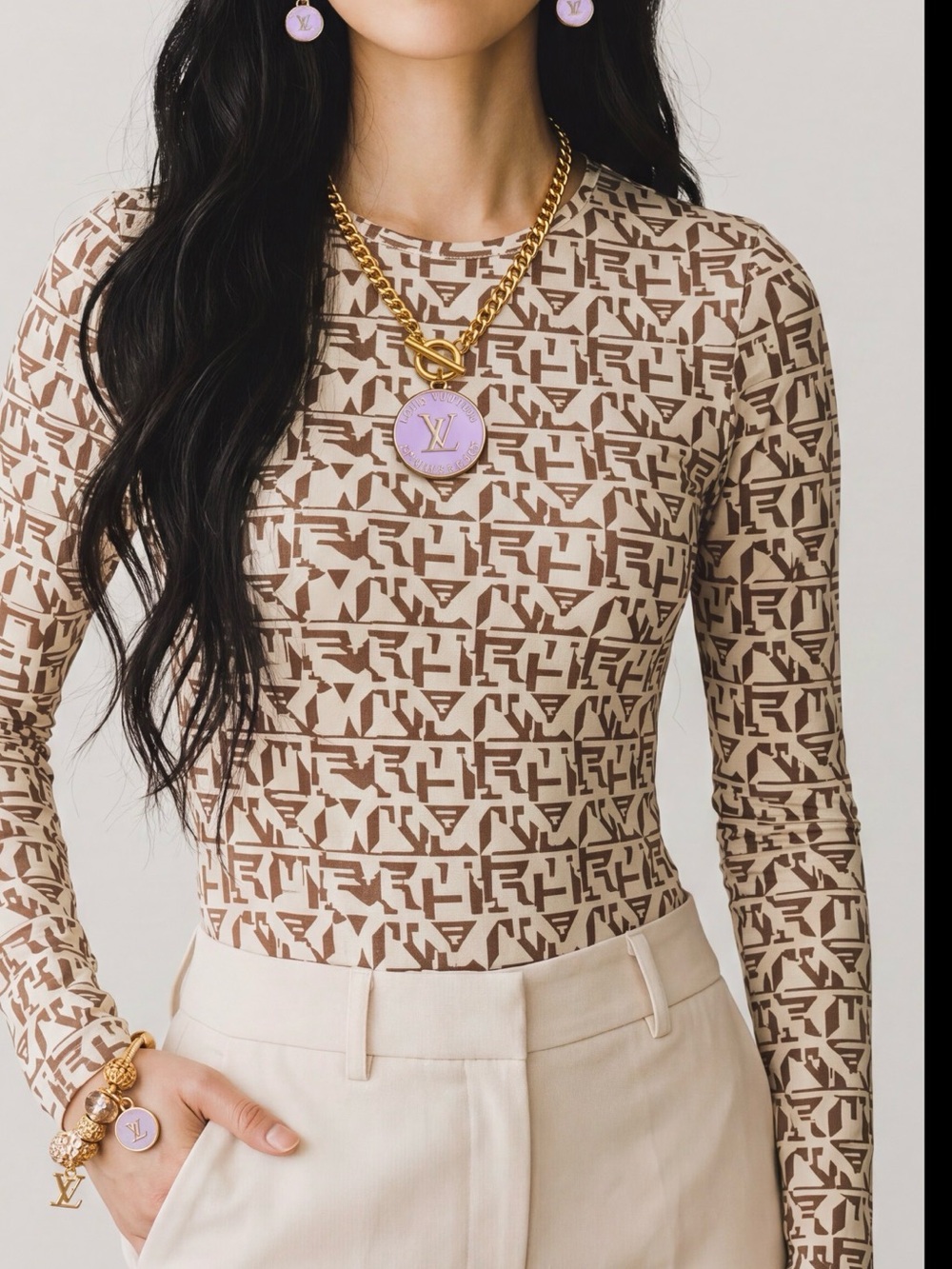 Fashion Jewelry Gold-Tone set - Louis Vuitton - Picture 3 of 15